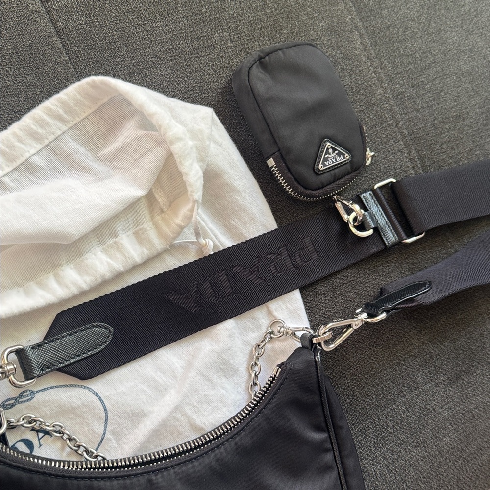 Prada Black Crossbody Bag with Iconic Design - Picture 9 of 10
